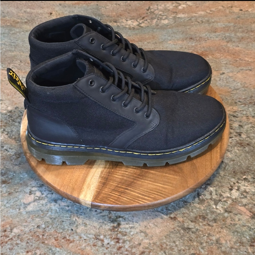 Dr. Martens Black Canvas Men's Boots